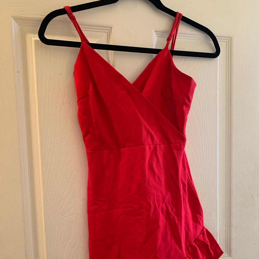 Red dress